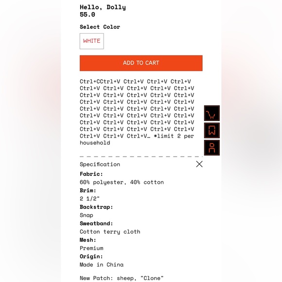 ⭐️NIB Limited Edition Goorin Brothers “Hello Dolly” Sheep Trucker H… - Picture 8 of 8